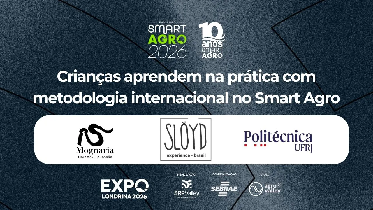 Crianças aprendem na prática com metodologia internacional no Smart Agro
